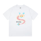 Maison Margiela T-shirt Dragon Print Crew Neck Loose Short Sleeve T-shirt