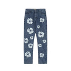 Denim Tears Outfit:Hoodie/Sweatpants (Separate Purchase Options) Casual Denim Jacket Coat Jeans Suit