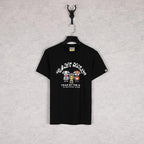 Bathing Ape T-Shirt Summer Plus Size Loose Cartoon Anime Print Short Sleeve T-shirt