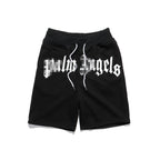 Palm Angle Shorts Palm Angels Loose Letter Print Sports Casual Shorts Men's and Women's Shorts