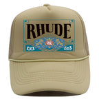 Rhude Hat Shade Mesh Cap Casual Baseball Cap Couple