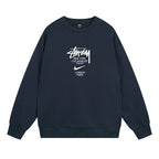 Stussy Sweatshirts Autumn/Winter Fleece Couple Sweatshirts