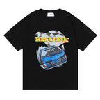 Rhude T-shirt Micro Label Alphabet Racing Print Short Sleeve T-shirt