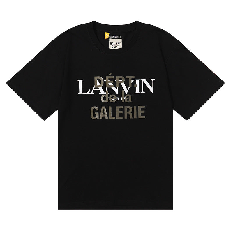 Gallery Dept T-shitrs Retro Short Sleeve Loose plus Size