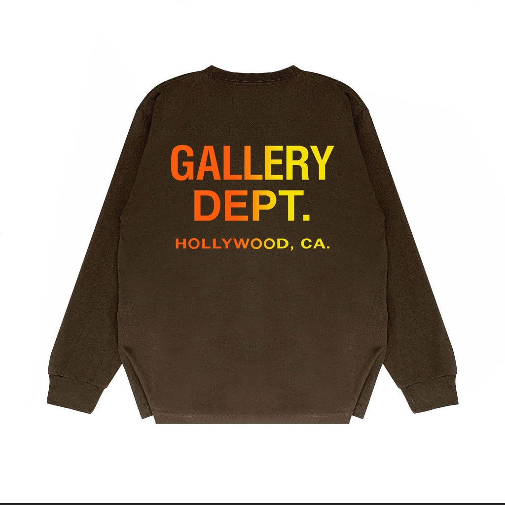 Gallery Dept Long Sleeved Shirt Fashion Brand Long Sleeve Long-Sleeved T-shirt Blouse