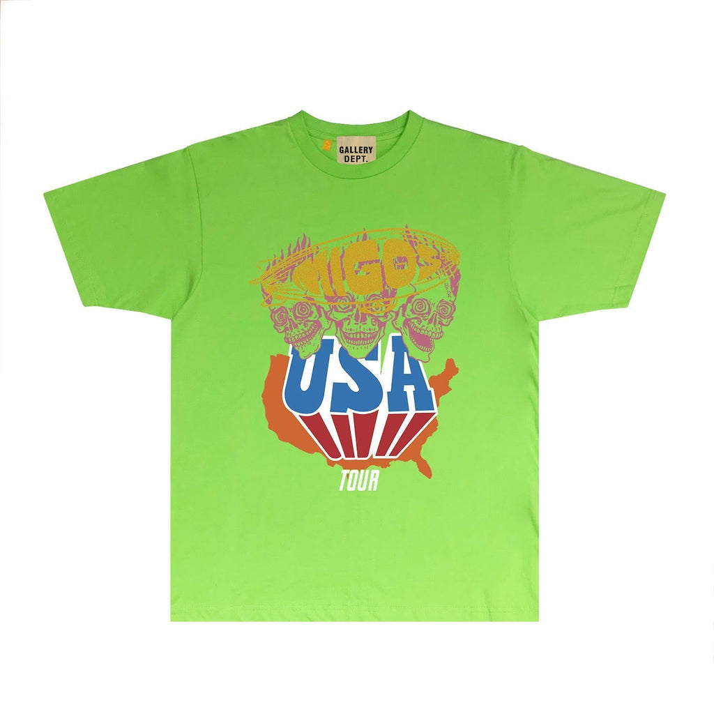 Gallery Dept T Shirts European And American Tee Shirt Short Sleeve T-Shirt Blouse