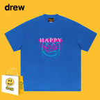 Drew T-shirts Smiley T-shirt Cotton Short Sleeve