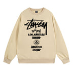 Stussy Sweatshirts Autumn/Winter Fleece Couple Sweatshirts