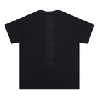 Chrome Heart T Shirts Crowe Cross Print Short Sleeve T-Shirt Loose