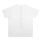 Chrome Heart T Shirts Crowe Cross Print Short Sleeve T-Shirt Loose