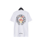 Chrome Heart T Shirts Croix Cross Leather Printed Short Sleeve T-Shirt
