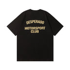 Rhude T-shirt Racing Club Alphabet Slogan Printed Short Sleeve T-shirt