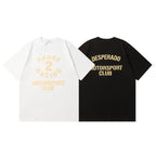 Rhude T-shirt Racing Club Alphabet Slogan Printed Short Sleeve T-shirt