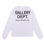 Gallery Dept T-shitrs Double Yarn Cotton Long Sleeve T-shirt