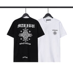 Chrome Heart T Shirts Sanskrit Cross Horseshoe Letter Flower Short Sleeve T-Shirt