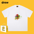 Drew T-shirts Loose Graffiti Printing