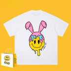 Drew T-shirts Smiley T-shirt Rabbit Print