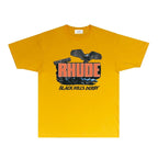Rhude T-shirts Printed Trendy Pure Cotton