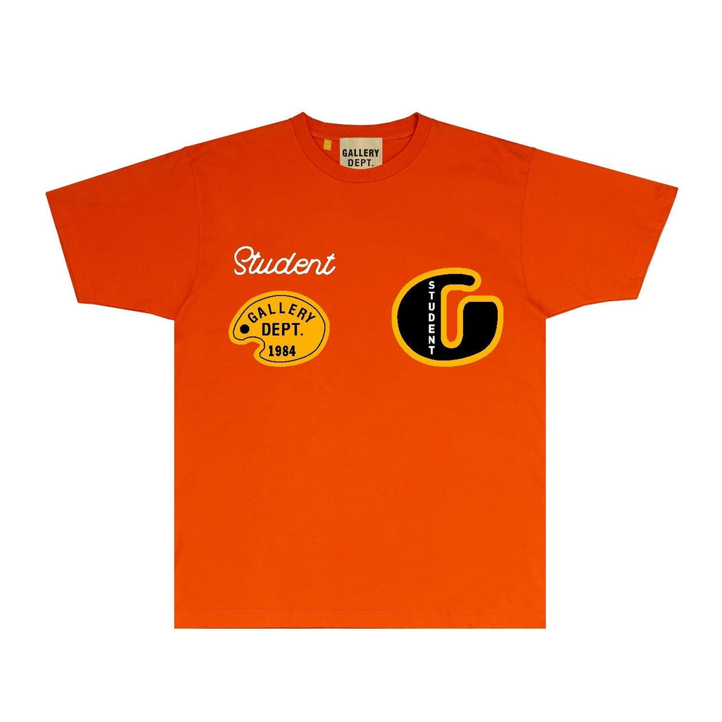 Gallery Dept T Shirt Retro Printed Loose Short-Sleeved Shirt (part2)