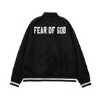 Fifth Collection Half Zip Satin Coaches Jacket justin bieber same style