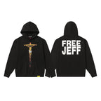 THAT'S A AWFUL LOT OF COUGH SYRUP Crucifixion Graphic Pullover Hoodie ¡ª hero