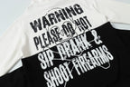 THAT'S A AWFUL LOT OF COUGH SYRUP Warning Graphic Hoodie ¡ª detail