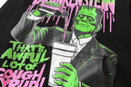 THAT'S A AWFUL LOT OF COUGH SYRUP Frankenstein Graphic Hoodie ¡ª detail