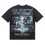 MAJESTIK 16 Department UFO Graphic T-Shirt ¡ª back