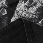 MAJESTIK Death Chain Skull Graphic T-Shirt ¡ª detail
