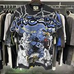 MAJESTIK Athlete Eagle Graphic T-Shirt ¡ª context