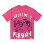 THAT'S A AWFUL LOT OF COUGH SYRUP Pink Front & Back Graphic T-Shirt ¡ª hero