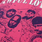 THAT'S A AWFUL LOT OF COUGH SYRUP Pink Front & Back Graphic T-Shirt ¡ª detail