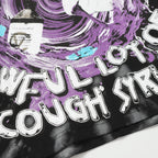 THAT'S A AWFUL LOT OF COUGH SYRUP Black Front & Back Graphic T-Shirt ¡ª detail