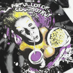THAT'S A AWFUL LOT OF COUGH SYRUP Black Front & Back Graphic T-Shirt ¡ª detail