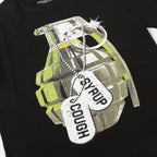 THAT'S A AWFUL LOT OF COUGH SYRUP Grenade Graphic T-Shirt ¡ª detail