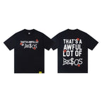 THAT'S A AWFUL LOT OF COUGH SYRUP Black Graphic Short-Sleeve T-Shirt ¡ª hero