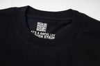 THAT'S A AWFUL LOT OF COUGH SYRUP Black Back-Print Short-Sleeve T-Shirt ¡ª neck_label