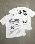 THAT'S A AWFUL LOT OF COUGH SYRUP Front & Back Graphic T-Shirt ¡ª context