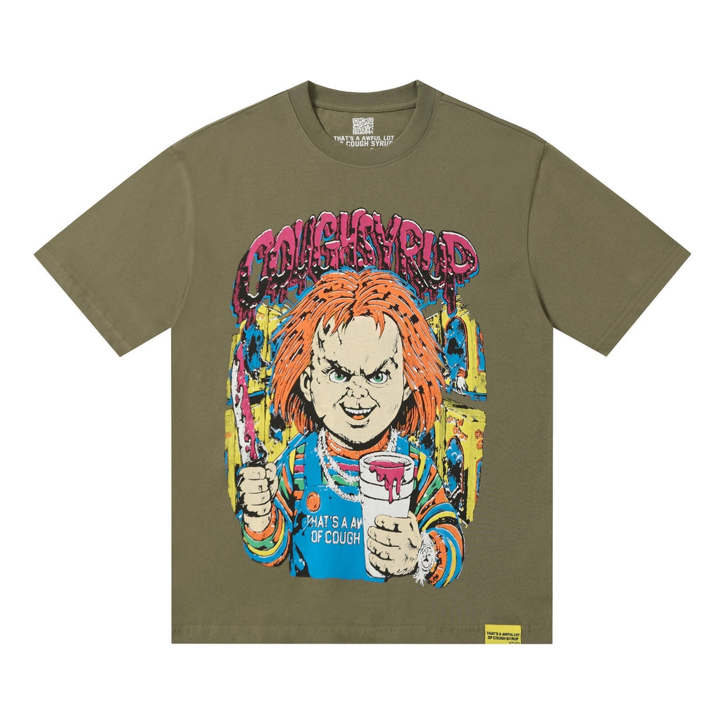 THAT'S A AWFUL LOT OF COUGH SYRUP Front & Back Graphic T-Shirt ¡ª front