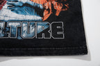 MAJESTIK Washed Black Rhinestone Graphic T-Shirt ¡ª detail