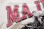 MAJESTIK Skeleton Boxing Graphic T-Shirt ¡ª detail