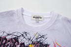MAJESTIK Distressed Rhinestone Graphic T-Shirt ¡ª neck_label