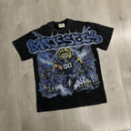 MAJESTIK Football Lion Graphic T-Shirt ¡ª front
