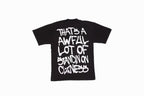 THAT'S A AWFUL LOT OF COUGH SYRUP Script Graphic T-Shirt ¡ª back