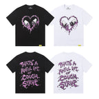 THAT'S A AWFUL LOT OF COUGH SYRUP Purple Front and Back Graphic T-Shirt ¡ª comparison