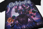 MAJESTIK Alien Rhinestone Graphic T-Shirt ¡ª detail
