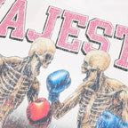 MAJESTIK Skeleton Boxing Graphic T-Shirt ¡ª detail
