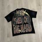 MAJESTIK Live Free Horse Graphic Short-Sleeve T-Shirt ¡ª back