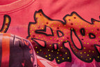 MAJESTIK Football Graphic Washed Short-Sleeve T-Shirt ¡ª detail