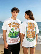 THAT'S A AWFUL LOT OF COUGH SYRUP Front & Back Graphic T-Shirt ¡ª model